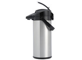 Thermoskan met hendel met glazen binnenfles