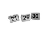 Numeros de tables inox