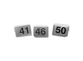 NUMEROS DE TABLES INOX
