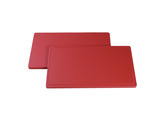 PLANCHE A DECOUPER AVEC RAINURE ROUGE 40X25X2CM