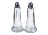 Peper/zoutstrooier glas inox