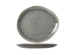 Laguna Blue grey bord ovaal