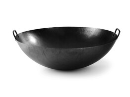 POELLE WOK AVEC ANSES EN ACIER