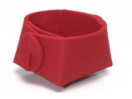 BROODMANDJE VILT ROOD DIA 13CM