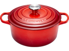 BRAADPAN ROND KERSENROOD DIA 30CM