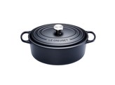 COCOTTE OVALE NOIR MATE 35CM