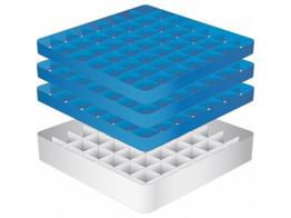 VOETGLAZENKORF 49-VAKS MAX H20CM