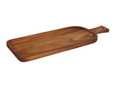 PLANK ACACIA RH 10X19CM MET GREEP