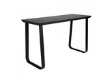 Table de Bar Salt Grande  aluminium  noir - Compact  noir/180 x 70 x 110 cm  LxB