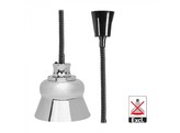 WARMHOUDKAP CATERCHEF CHROOM ZONDER LAMP