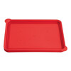 COUVERCLE SILICONE RECT. ROUGE 230X175MM