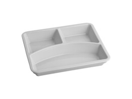 ASSIETTE A 3 COMPARTIMENTS RECT. 230X175XH35MM