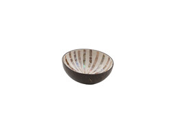 COUPELLE NOIX DE COCO STRIES NACRE NATUREL