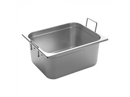 BAK INOX GN 1/2 H 15CM MET INVALLENDE HANDVATTEN