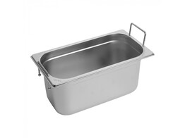 BAK INOX GN 1/3 H 15CM MET INVALLENDE HANDVATTEN