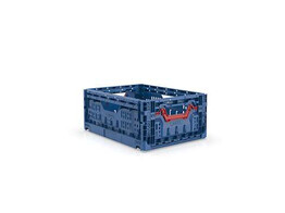 PLOOIBOX 400X300XH170MM PERFO BLAUW