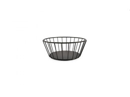CESTA DRAADMAND ZWART DIA 17XH7CM