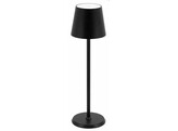 FELINE TAFELLAMP ZWART DIA 11XH 38.5CM OPLAADBAAR