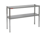 ETAGERE CHEF INOX 2 NIVEAUX 1800X300X700MM H