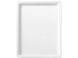 GASTRONORM TRAY GN 1/2 H 2CM MELAMINE MET RAND