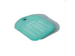 DEEGSCHRAPER DOTZ SILICONE GRIJS / BLAUW 10X12CM
