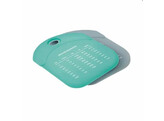 DEEGSCHRAPER DOTZ SILICONE GRIJS / BLAUW 10X12CM