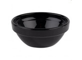 FRIENDLY MINI BOWL PET BLACK DIA 7.5XH3.5CM 50ML