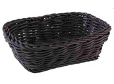 PANIER A PAIN RECT. 19X13XH6CM BLACK POLYPROP