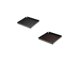 BULL S TRAY SQUARE 29X29XH2.8CM BLACK/BROWN