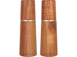 MARLOW ACACIA SET PEPER EN ZOUT MOLEN H 18.5CM
