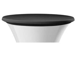 STRETCH COVER ZWART VOOR STATAFEL D80-85CM