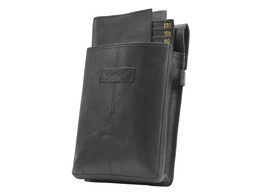 GLADIATOR POCHE CUIR NOIR B14.5XH17XD3CM