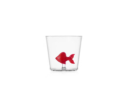 ANIMAL FARM RED FISH TUMBLER 8.5XH8CM 35CL