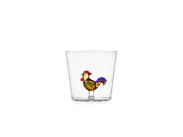 ANIMAL FARM ROOSTER TUMBLER 8.5XH8CM 35CL