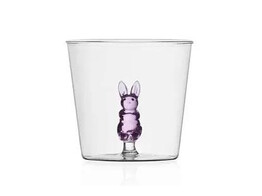 ANIMAL FARM RABBIT TUMBLER 8.5XH8CM 35CL