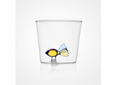 ANIMAL FARM COLOURED FISH TUMBLER 8.5XH8CM 35CL