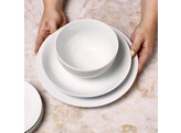 BASIC WHITE ASSIETTE PLATE DIA 27CM