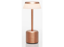 IL APOLLO TALL WHITE HEAD COPPER METAL H28.8XDIA12.4CM