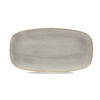 CHURCHILL STONECAST PEPPERC.GREY PLAT 35.5X18.9CM