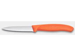 COUTEAU OFFICE 8CM ORANGE CRANTE