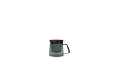 LUMA GREY TASSE 37CL AVEC FILTRE EN VERRE ET COUVERCLE