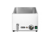BAIN MARIE GN1/1 D15CM MET KRAAN